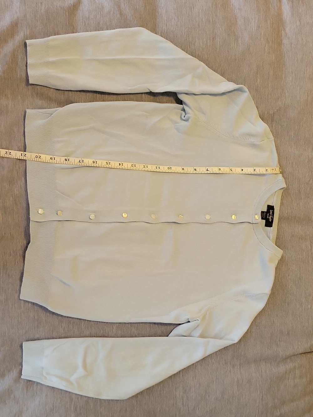 Lord & Taylor Pale Blue Women's Cardigan